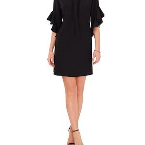 Vince Camuto Black Long Sleeve Dress